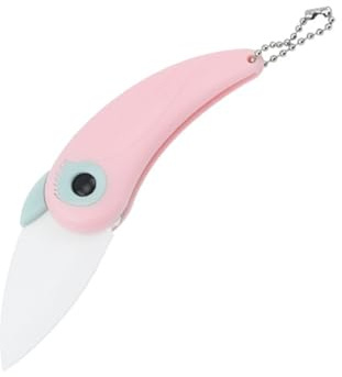 Bread Lame Bird Ceramic Folding Bread Dough Cutter Travel Portable Sourdough Lame Scoring Tool Slashing Cutter Tool for Homemade Bread Baking Retractable Sourdough Lame (Pink)