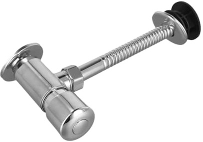 Zinc Alloy Urinal Flush Valve Zinc Alloy Manual Toilet Push Button Urinal Flush Valve Surface Polishing