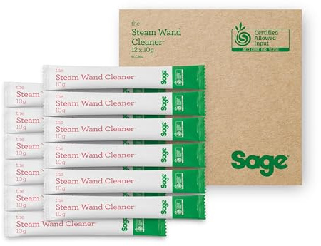 Sage - Dampfstabreiniger für Milchaufschäumer von Sage Kaffeemaschinen - 6 Pulverbeutel