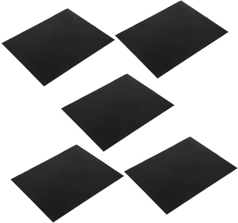 Anneome 5 Pièces Tapis de Grillade de Résistants Chaleur Antiadhésifs et Réutilisables Tapis de Cuisson Robustes pour Barbecue Extérieur Pique- et Cuisine Plein Air