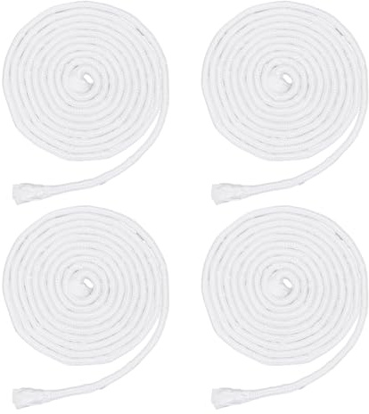 OLYCRAFT 10 m Weiße Ersatzkordel 6mm Nylon Brasilianische Jiu Jitsu Kordel Für Kampfsporthosen Jogginghosen Hoodies Universelle Strapazierfähige Kordel Für Die Pflege von Sportbekleidung