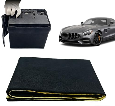 Kit D'isolation De Batterie, 18×100 Cm Housse Isolante Pour Batterie De Voiture, Enveloppe De Protection Thermique Pour Batteries, Couverture D'isolation De Batteries Pour Voiture, Camion, Bateau