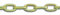 Chapuis LVBF20 Chaîne soudée forçat acier laitonne 24 kg D 2 mm L 2,5 m