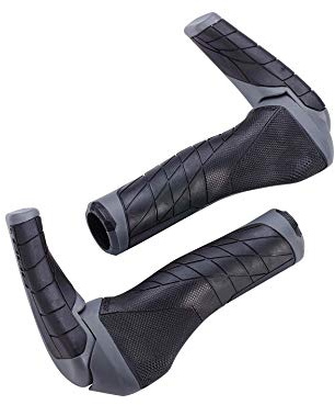 BBB ErgoTech BHG-87 Griffe/Horn Set schwarz/grau 133mm