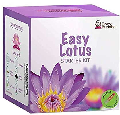 Grow Your Own Gardening Kit – Easily Grow Your own Plants with Our Complete Beginner Friendly Seeds Starter Kit – Unique Gift Idea (Lotus Kit)