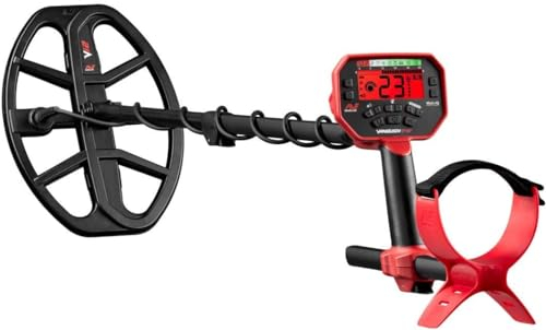 Minelab Vanquish 540 Pro-Pack Multi-Frequency Metal Detector for Adults with V12 12x9 & V8 8x5 Double-D Waterproof Coils (4 Detect Modes, Bluetooth Headphones & Rain Cover Included)