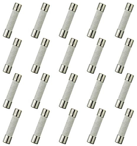 HUAREW T30AL250V 20 Stück 6x30 mm 0,24 x 1,18 Zoll keramik langsam schmelzen sicherungen 30A 250V