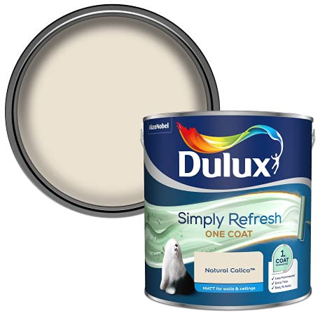 Dulux Simply Refresh Matt Emulsion Paint - Natural Calico - 2.5L, 5382878