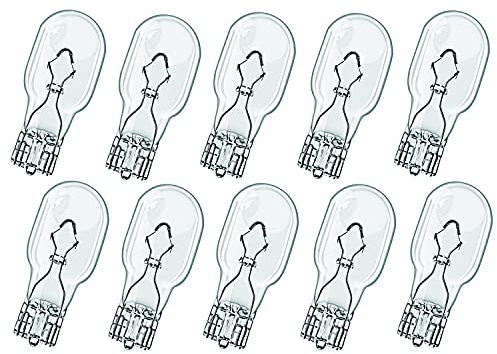 10x Jurmann W16W 12V Long Life Halogen Birne für Bremslicht, Hecklicht, Rückfahrlicht, Nebellicht vorne, Blinker - E-geprüft