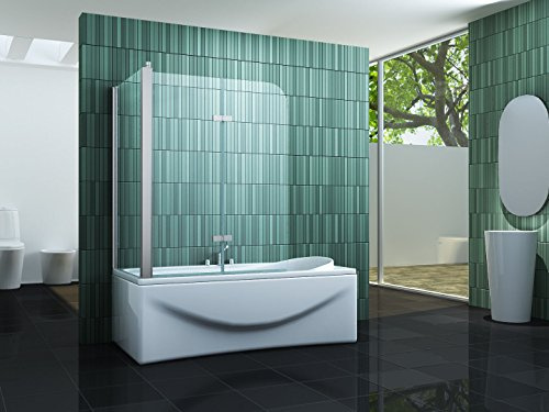 Eck-Duschtrennwand PERINTO 75 (Badewanne)