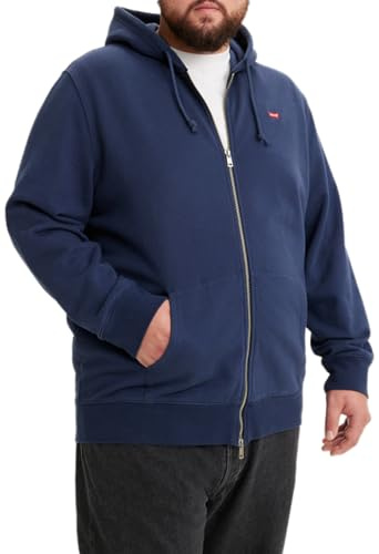 Levi's Big & Tall Original Housemark Zip Up Hoodie herr, Naval Academy, 3XL