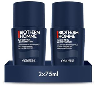 Biotherm Homme Day Control 48H Deo Roll-On, 48 H Anti-Transpirant Herren Deo, wirksamer Schutz vor Schweißgeruch, für empfindliche Haut und alle Hauttypen, wirkt pflegend und beruhigend, 75 ml