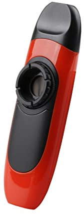MEELAND Kazoo new professional performance grade kazoo,Can play with Guitars, Ukuleles and other Instruments, Easy to learn musical Instruments kazoo /5 Replacement Flutes Includes/RED