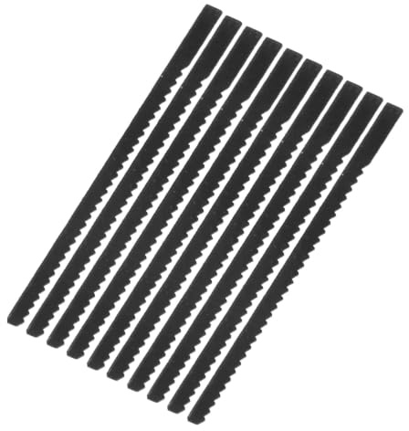 Z060 Stichsägeblatt 10er Set für Mini Stichsäge Präzisionssägeblätter HCS Holz Metallbearbeitung Modellbau Zubehör