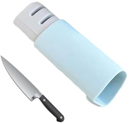 Cutter Sharpener for Home | Household Fast-Acting Cutter Sharpeners with Two Stages - Utillity Gadgets for Boning Cutter, Vegetable Cutter, Chef's Cutter, Fruit Cutter