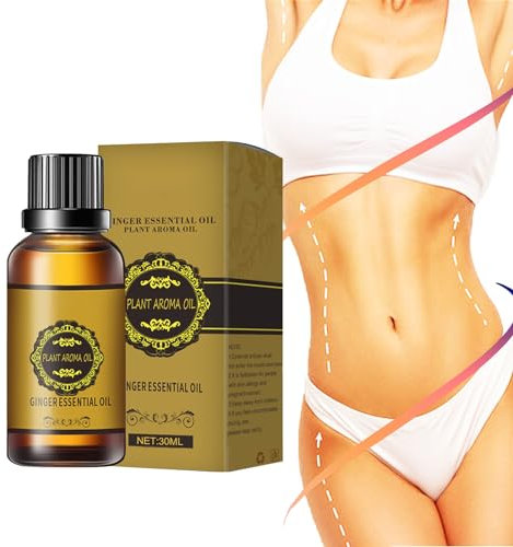 Lymphdrainage Ingweröl,Ingweröl Zum Abnehmen,Bauchdrainage-Ingweröl,Ginger Massage Oil,Lymphatic Drainage Ginger Oil,Belly Drainage Ginger Oil,Ätherisches Pflanzenextraktionsöl Für Körpermassage (1)