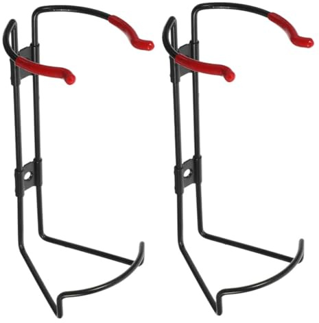 Homoyoyo 2pcs Steel Bracket Wall Mount with Screws for 1kg L-shaped Holder Suitable for Home and Office Safety