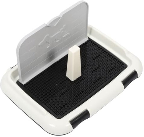 BELLIFFY Toilettes Pour Chiens D’intérieur Antidérapantes En Plastique Déflecteur D’urine, Bac à Litière Taille Petite Paroi, Pour Apprentissage Propreté Des Chiots Et Usage Domestique