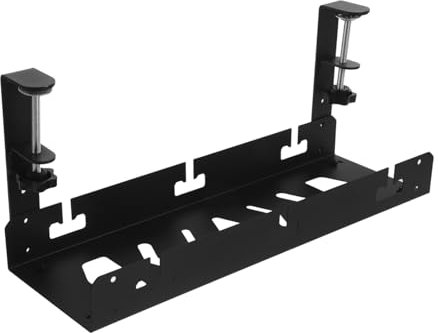 ASAKKURA Desk Cable Management Tray Wire Organizer Under-desk Enclosure Box for Computer Cord Hider