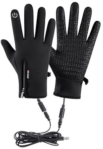 Heating Fishing Gloves - Electric Heated Gloves, Waterproof Fishing Mitts | Hand Warmer Arthritis Gloves, Snowboarding Gloves Winter Heating Gloves For Women Men For Hiking Skiing, Accessories