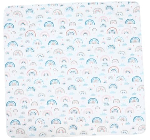 KOMBIUDA Hochstuhlmatte Aus Polyester Und Für Boden Hochstuhl Rutschfest Und Einfach Zu Reinigen Als Babynahrungsmatte Und Essensmatte Zum Schutz Bodens