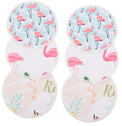JOINPAYA 3paires Lot Coussinets d Allaitement Lavables Et Résistants Aux Fuites Pour Femmes Protègent Naturellement La Poitrine