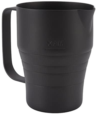 Leche de acero inoxidable La copa de casco de casco profesional engrosado plantador de arte de latte cónico engrosado para el café Home Barista 900ml