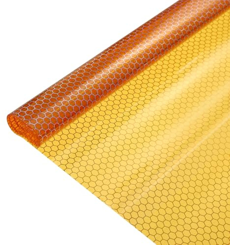 PATIKIL Película Tintada de Auto 12x20 autoadhesiva Color Naranja