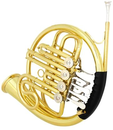 Waldhorn Anfängerinstrument 4 Tasten B Waldhorn Blechinstrument Mit Box Professionelle B Taste Vergoldet