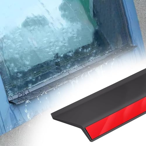 strisce antipioggia per davanzali 1 3 5 10 15 20 30 50 M Lunghezza Protezione Antipioggia Per Finestra Per Ed Esterni, Deflettore Antipioggia Per Finestra Autoadesivo(L W 1.5M x 5.5CM)
