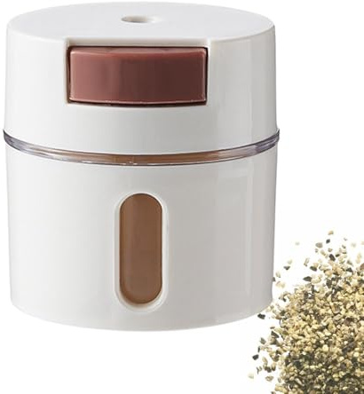 Saliera dosatrice | Bottiglia quantitativa | Contenitori da 0,5 g Dispenser di sale e pepe magnetico da parete per controllare con precisione la quantità di