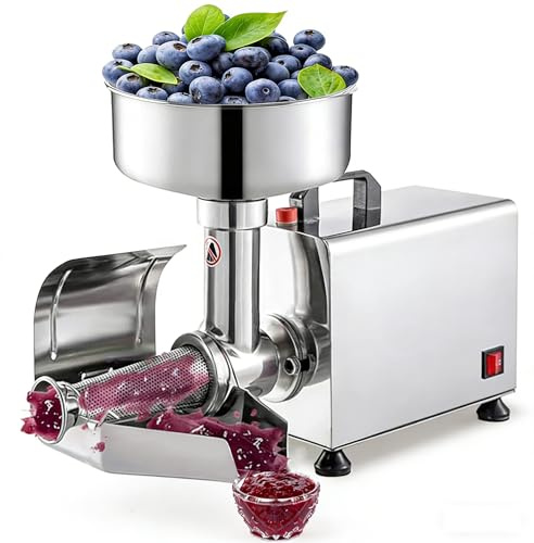 XDLYWUZIQ Máquina Industrial para Moler Tomates, Colador De Alimentos Y Máquina para Hacer Salsas, Motor De Cobre Puro De 450 W para Moler Tomates, Fresa Y Arándanos. B