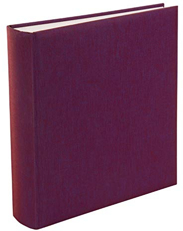 goldbuch Album Fotografico SummerTime Trend con 100 Pagine Bianche, con Copertina in Lino e Pergamena, per 600 Foto, 30 x 31 cm, Colore: Mora, Carta, 30x31 cm