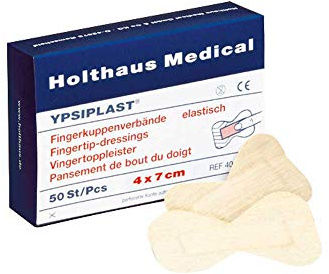 Holthaus Medical YPSIPLAST® Fingerkuppenverband Pflaster Wundverband, elast., 4x7cm, 50St