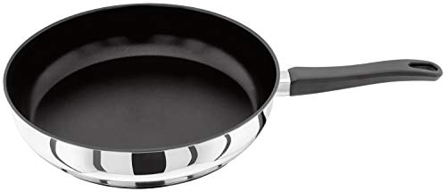 Judge Vista Stainless Steel Non-Stick Large Skillet Frying Pan 28cm Induction Ready, Oven Safe, 25 Year Guarantee