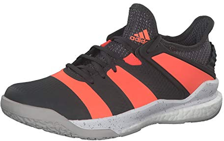 adidas Herren Stabil X Handballschuh, Grey Signal Coral Grey, 37 1/3 EU
