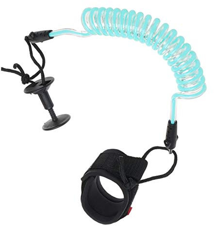 RH-HPC Surf Leine 5FT 7mm Verstellbare Bodyboard Surfbrett aufgewickelt Bizep-Armband-Leine-Schnur ACCE für Surfbrett Longboard SUP Leash.