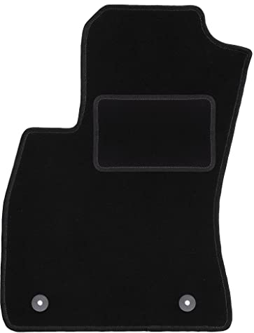 Wielganizator Automatte – Passend für FIAT Doblo II 2009-2020 – Velours – Autozubehör - Auto Fußmatten – Fußmatte Auto – 1-teilig - schwarz