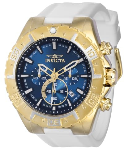 INVICTA Aviator Reloj Cuarzo para Hombre de Acero Inoxidable - 49mm