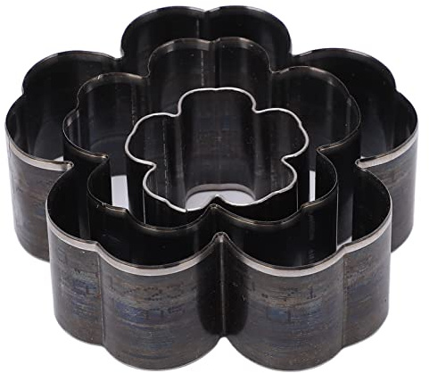Outil de poinçonnage creux, lot de 3 emporte-pièces de fleurs de 5,1 cm haute densité pour la main