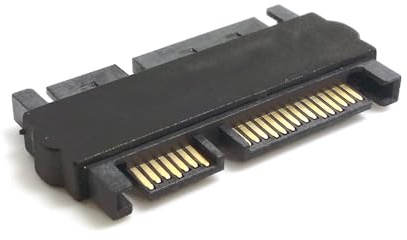 NFHK 3,5 tum 2,5 tum SATA 22 stift 7+15 hane till SATA 22P 7+15 hane förlängningsomvandlare rak adapter