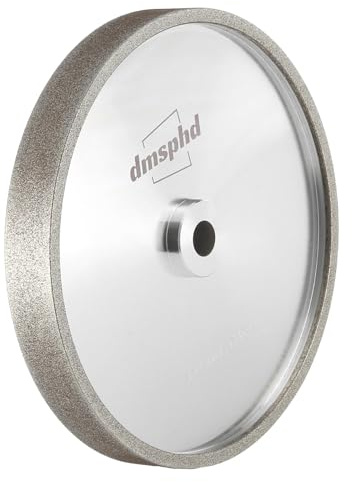 dmsphd CBN-Schleifscheibe mit 15,2 cm, 1,27 cm Bohrung, 2,5 cm breit, geeignet für Schnellarbeitsstahl, für alle Arten von 15,2 cm Schleifmaschinen, Körnung 1000