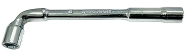 GOLDTOOLS Rohrschlüssel, 8 mm, 6-kant, 90° abgewinkelter Kopf, aus Chrom-Vanadium-Stahl (8 mm)