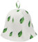 Bonnets de Sauna Résistance aux Hautes Températures, Bonnet de Sauna Absorbant Absorbant l'Eau et Isolation Thermique, Accessoires Sauna Ensemble Solide et Durable (A, feuilles)