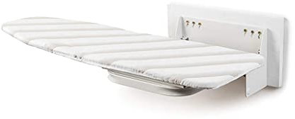 WJFTODAY Tabla de Planchar giratoria montada en la Pared, Tabla de Planchar Plegable, Tab Tabla de Planchar Plegable, Tabla de Planchar de Metal, giratoria de 180 ° para el Cuarto de Lavado del hogar