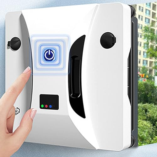 Robot Lavavetri Elettrico Automatico, Con 3 Modalità Di Pulizia E Aspirazione Potente Da 2200pa, Velocità Di Pulizia Ultraveloce Robot Lavavetri Magnetico Per Finestre
