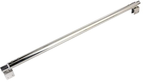 Barre de support pour porte de douche en acier inoxydable réglable 600 mm à 800 mm, 25 mm, compatible avec verre de 8 mm à 12 mm, bras support de porte de douche (C)