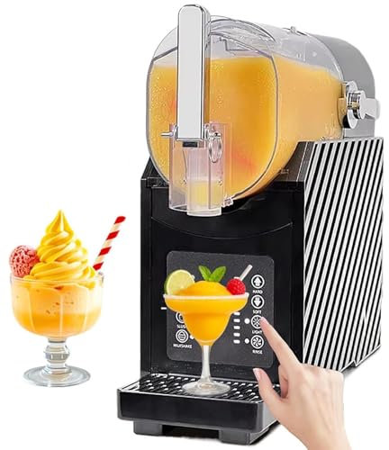Macchina Per Granite 200w 1,8l Con Programmi Preimpostati, Controllo Touch,Congelamento Rapido 360°,Autopulente,Silenzioso 40db,Per Feste In Casa E In Piscina,Frappé E Milkshake.