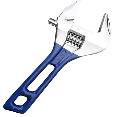 FOYTOKI Llave Inglesa Ajustable De Acero Mango Corto Boca Ancha Llave De Drenaje Multiusos Para Fontanería y Mantenimiento Pequeña 6 Pulgadas Herramientas Para Uso Diario Set Compacto