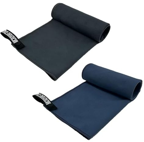 SAIIURV 2 piccoli asciugamani in microfibra, leggeri e assorbenti, piccoli asciugamani in microfibra, piccoli asciugamani ad asciugatura rapida, per palestra, sport, yoga, viaggi, spiaggia, campeggio